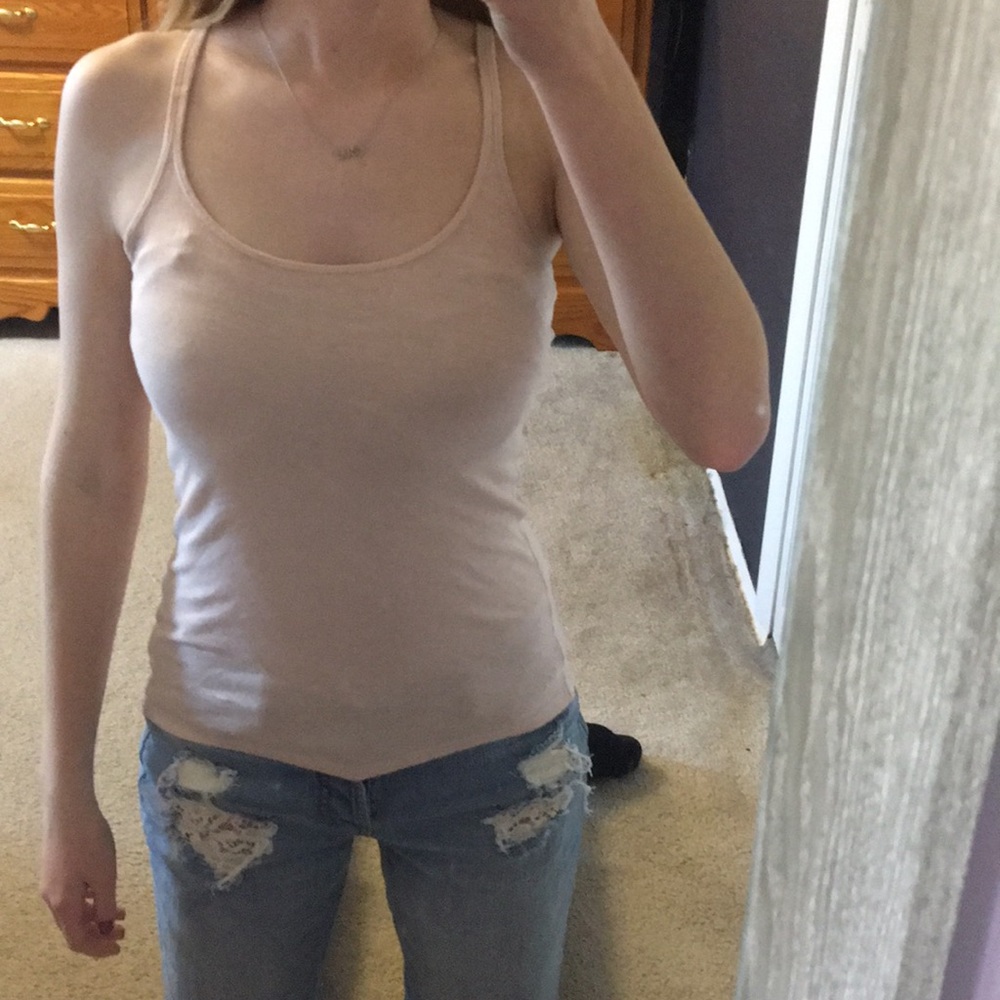 Pink tank top